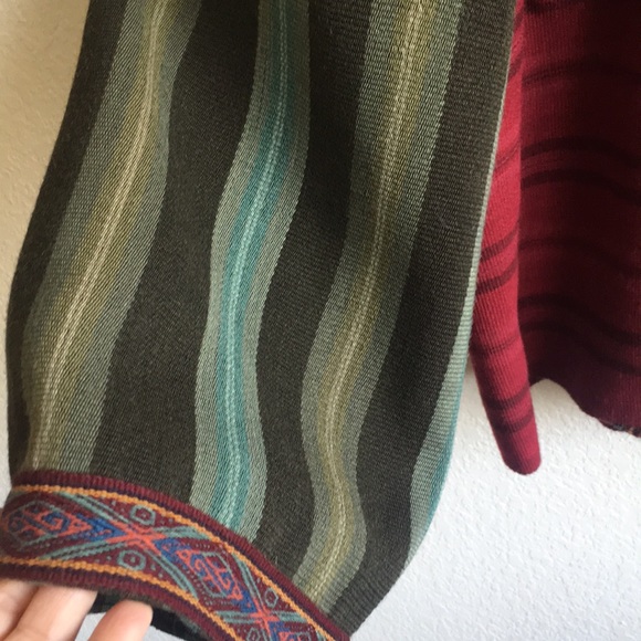 Boho jacket Handmade Peruvian wool jacket fair trade GORGEOUS - Picture 5 of 10